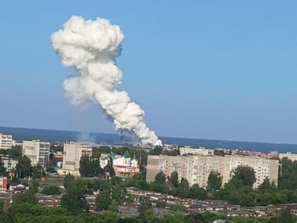 В Тамбове на Моршанском шоссе горит мусор и поддоны