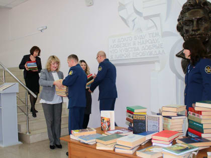 В тамбовские исправительные учреждения передали более 400 книг