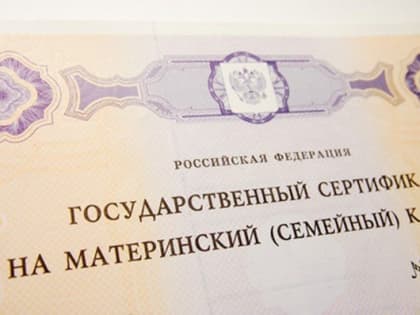 С начала года семьи Тувы направили 2,1 млн рублей из средств материнского капитала на образование детей