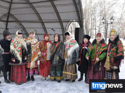 Песни, конкурсы и покорение столба - как отмечают Масленицу в Кызыле