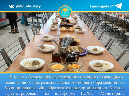 Горячее питание в школе 