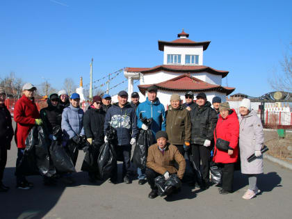 Верховный Хурал присоединился к Всероссийскому субботнику