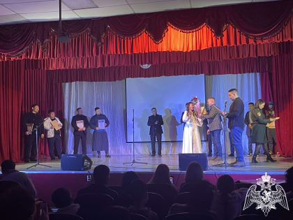 Патриотический концерт для росгвардейцев прошёл в Республике Тыва