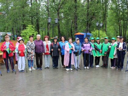 Всероссийская спортивная акция «Шаги здоровья» во Всемирный день скандинавской ходьбы