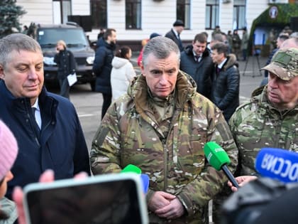 Леонид Слуцкий отправил добровольцев отряда «БАРС-Брянск» в места выполнения боевых задач