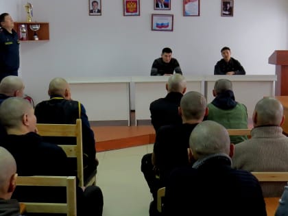 В ФКУ КП-3 УФСИН России по Республике Тыва прошла встреча с именитыми спортсменами Республики Тыва