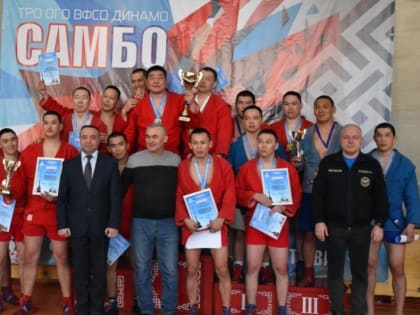 Команда по самбо УФСИН - сильнейшая среди команд правоохранительных органов Тувы
