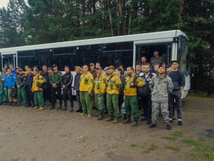 Дополнительные силы для борьбы с пожарами в Тыве