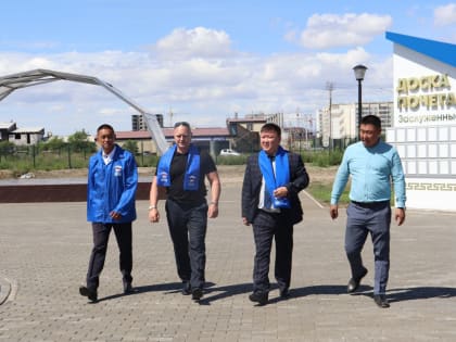 В Кызыле идет строительство парка памяти героев СВО в рамках проекта «Единой России» «Городская среда»