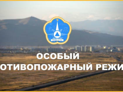 На территории Тувы с 20 апреля по 10 мая 2023 года введен особый противопожарный режим