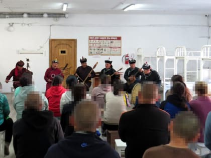 Участники регионального проекта «Чоннуң сүлдези» встретились с осужденными колонии – поселения №3 УФСИН России по Республике Тыва