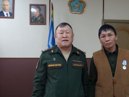 В Туве сторож детского сада Альберт Аракчаа награждён медалью «За отвагу»