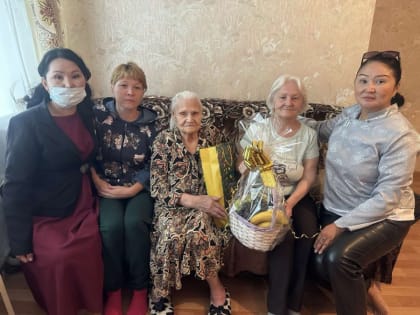 100-летний юбилей отметила участник Великой Отечественной войны из Тувы Наталья Маслова