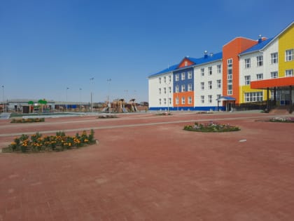 Завершение строительства новой школы в селе Балгазын