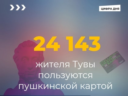 За два года в Туве куплено более 126 тыс билетов на культурные мероприятия по Пушкинской карте