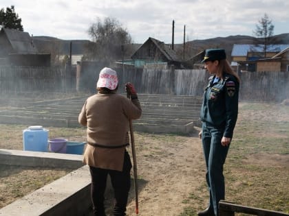 В Туве за сжигание сухой травы и мусора оштрафованы 25 граждан