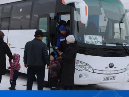 14627 пассажиров с начала года перевезли рейсовым пассажирским автобусом по маршруту Кызыл-Ак-Довурак