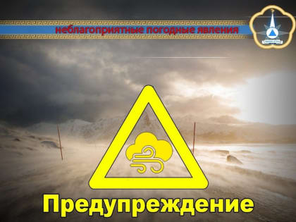 В Туве объявлено штормовое предупреждение, ожидается сильный ветер и метель