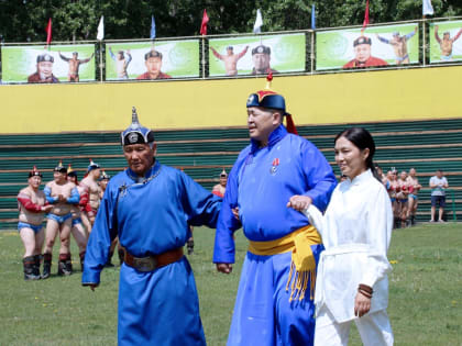 Начын мөге Сергелең Ондар хүрешке маргылдаа эрттирген