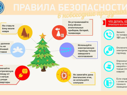 Совсем скоро Новый год! Украшаем дом безопасно!