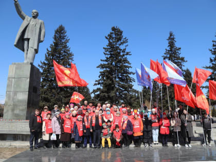 Дело Ленина живёт и в дне сегодняшнем!