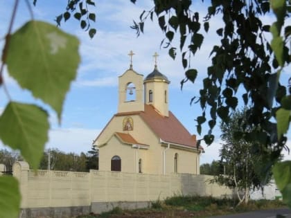 освящение нового храма имени святителя Никиты Новгородского в с. Бай-Хаак.