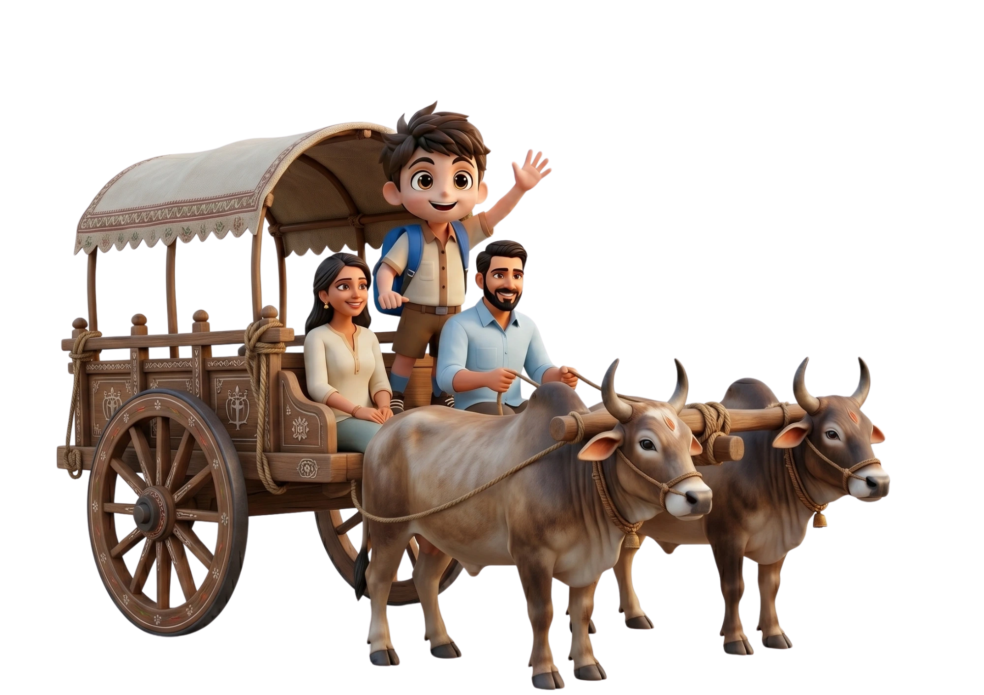 Bullock Cart Journey