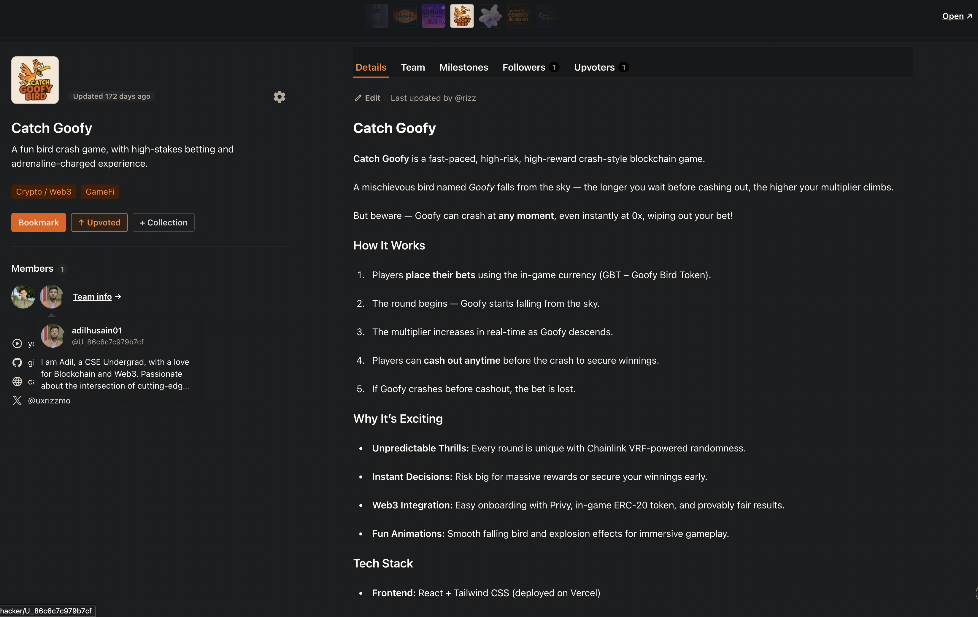 Somnia Mini Games Hackathon screenshot 3