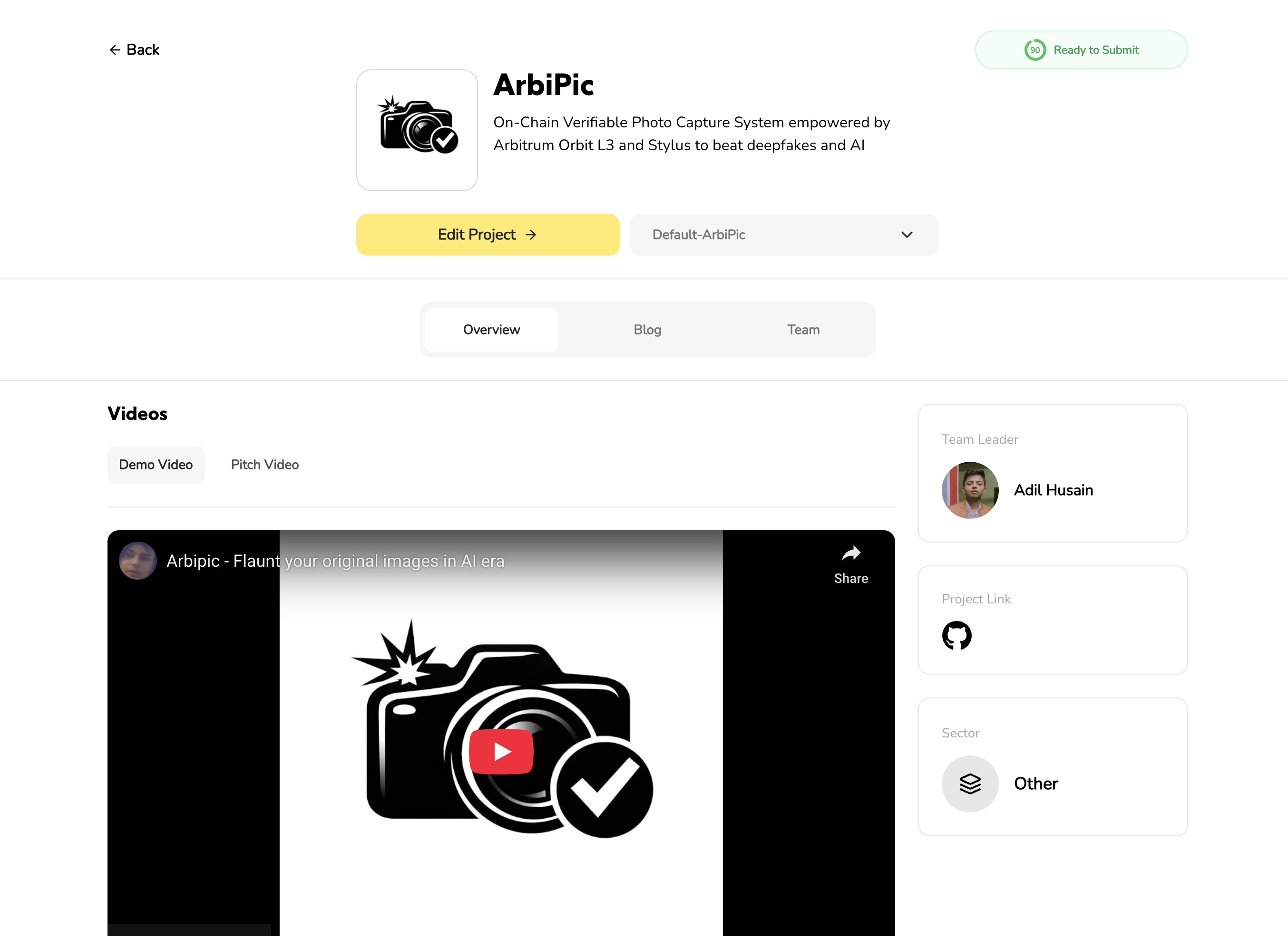 Arbitrum APAC Mini Hackathon screenshot 3