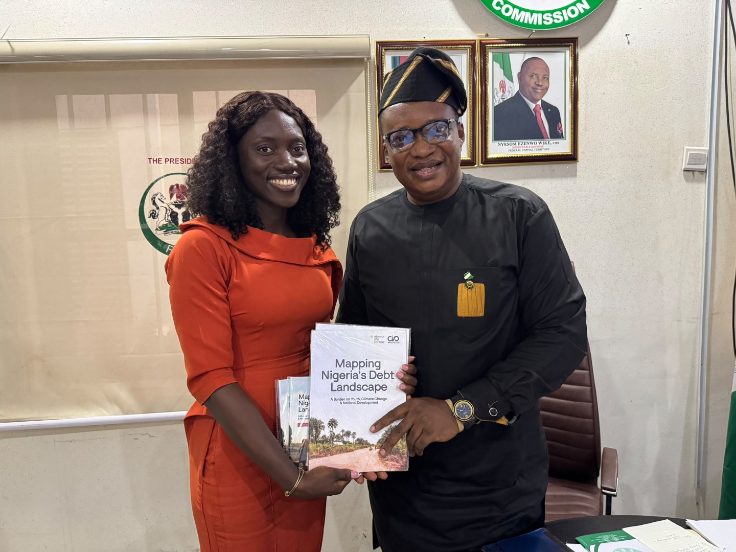CISD's head of operations, Chinonso Aluma alongside the Acting Chairperson of FRC, Charles Chukwuemeka Ababa.
