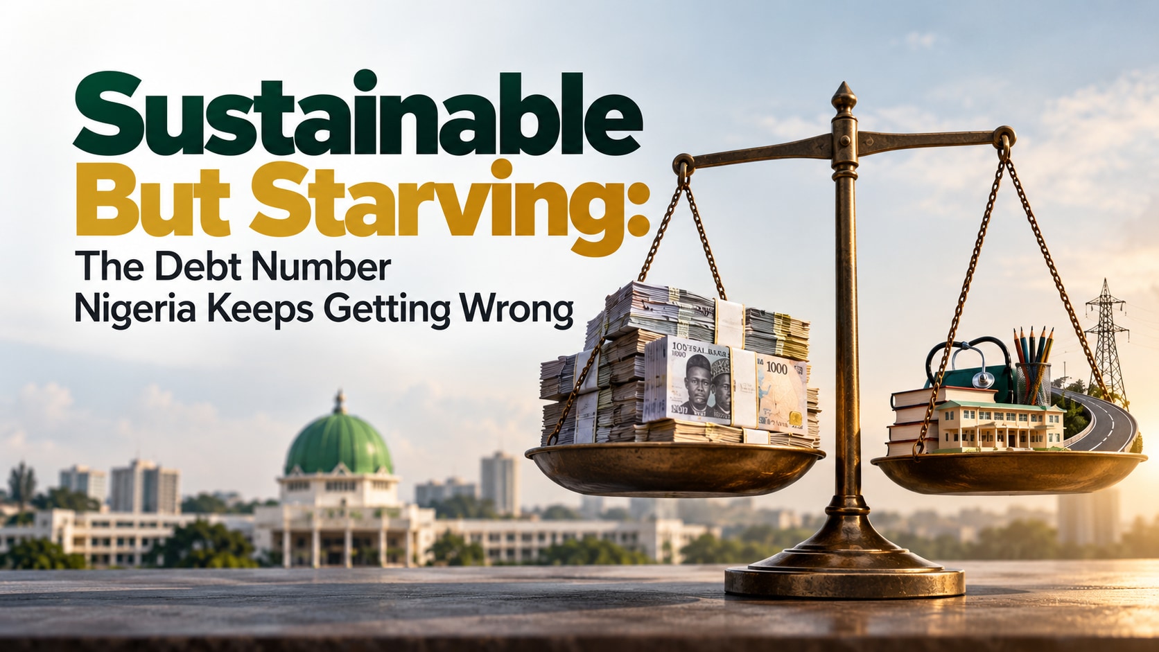 Sustainable But Starving: The Debt Number Nigeria Keeps Getting Wrong