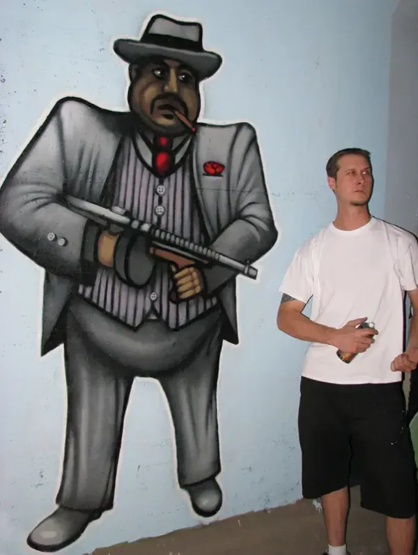 Pin Stripe Vest - Painting — Final