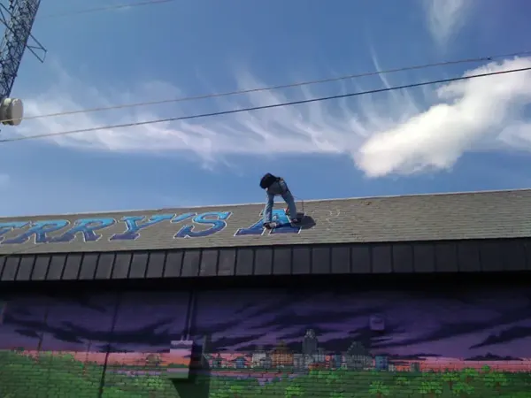 Jerry's Artarama Mural - Painting Process