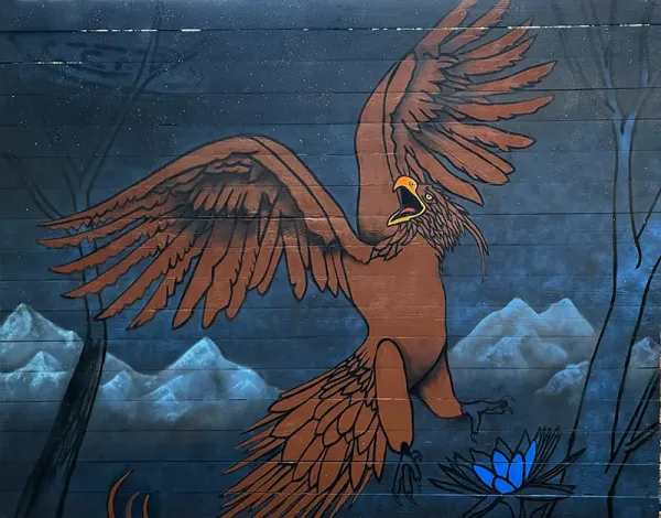 Phoenix Mural - Painting Process