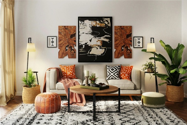 Phòng khách rộng thênh thang nhờ 5 góc lưu trữ "tàng hình" ít ai ngờ