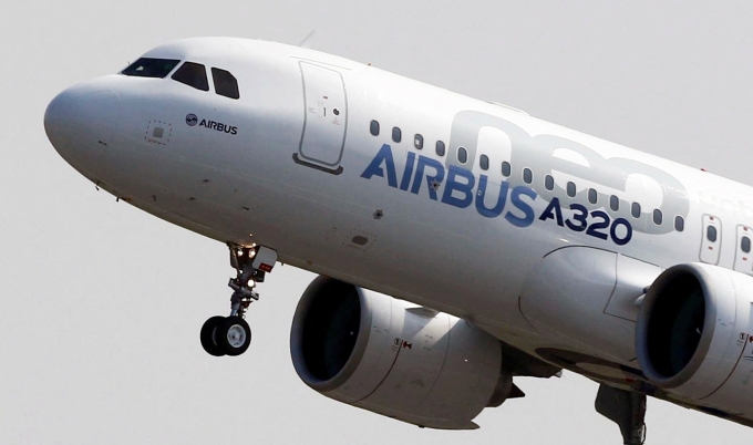 Airbus A320neo trong chuyến bay đầu tiên tại Pháp năm 2014. Ảnh: Reuters