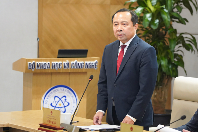 Thứ trưởng Thường trực Bộ Khoa học và Công nghệ Vũ Hải Quân. Ảnh: Lưu Quý