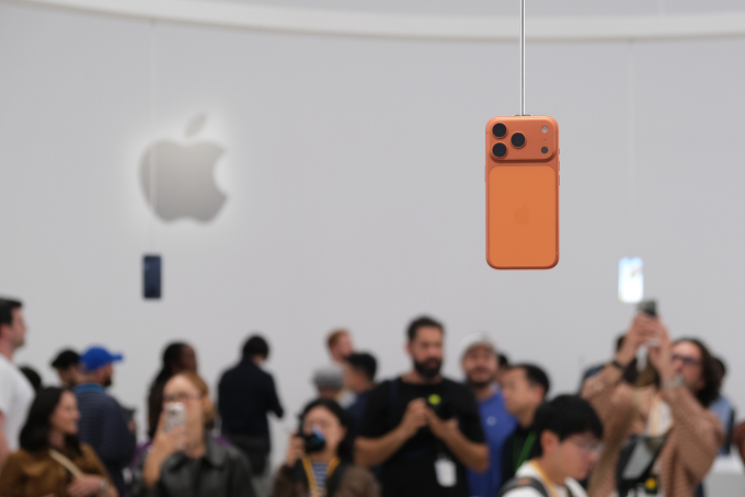 iPhone 17 Pro và 17 Pro Max tại lễ ra mắt ở Apple Park. Ảnh: Tuấn Hưng