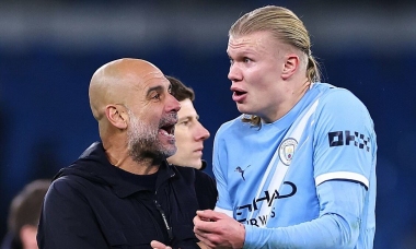 Guardiola tranh luận căng thẳng với Haaland sau trận thắng Leeds