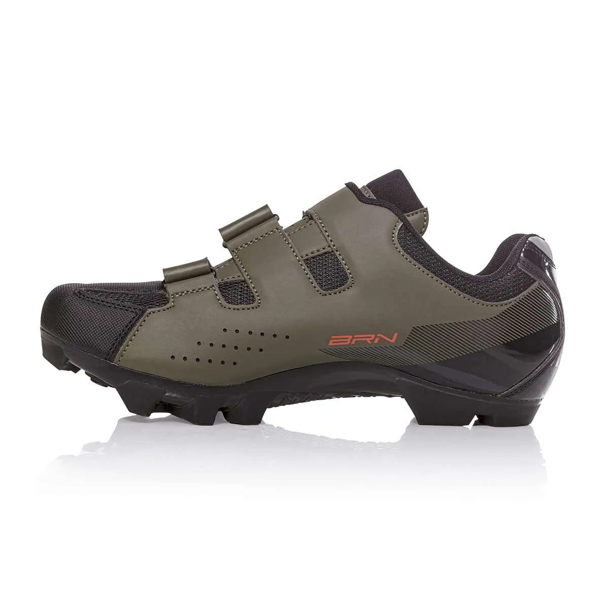 SCARPE BRN 3 STRAPPI ROAD BIANCHE