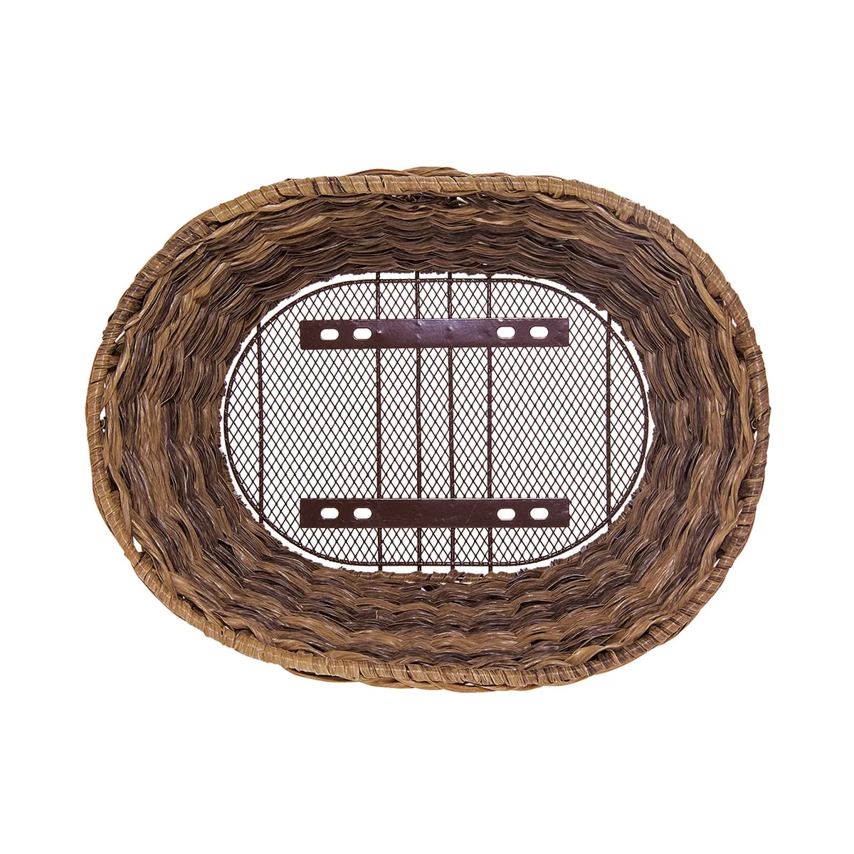 CESTO BRN VINTAGE OVALE MARRONE ECO-RATTAN
