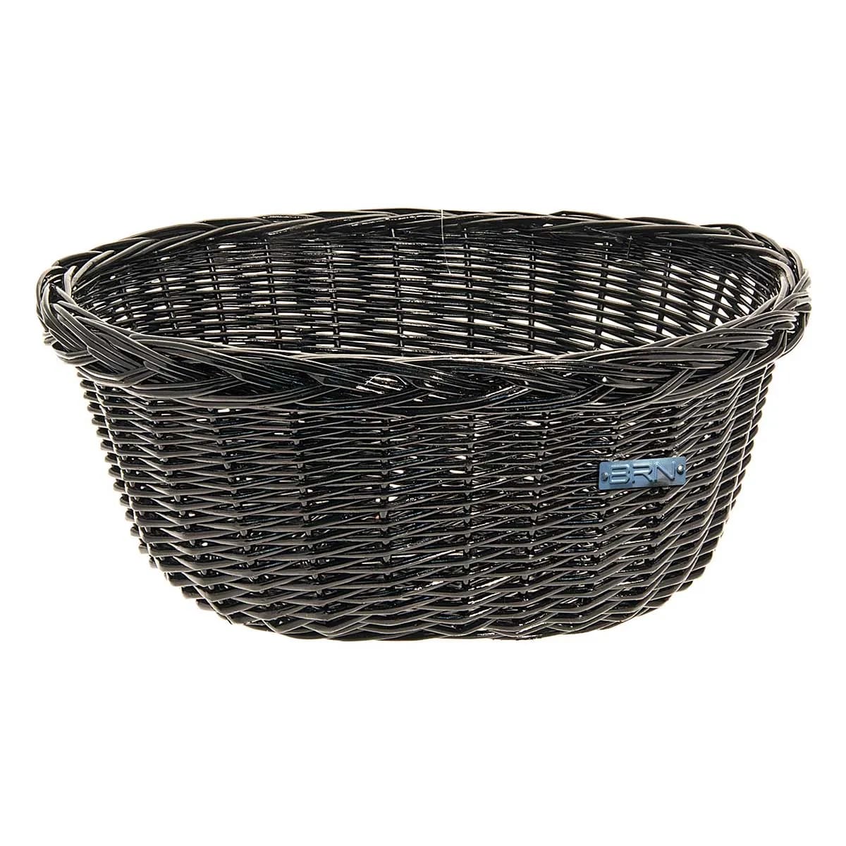 CESTO ANTERIORE BRN OLANDA IN VIMINI NERO