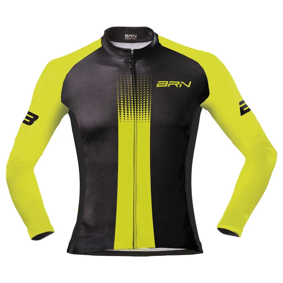 MAGLIA BRN MANICA LUNGA UOMO GIALLA FLUO