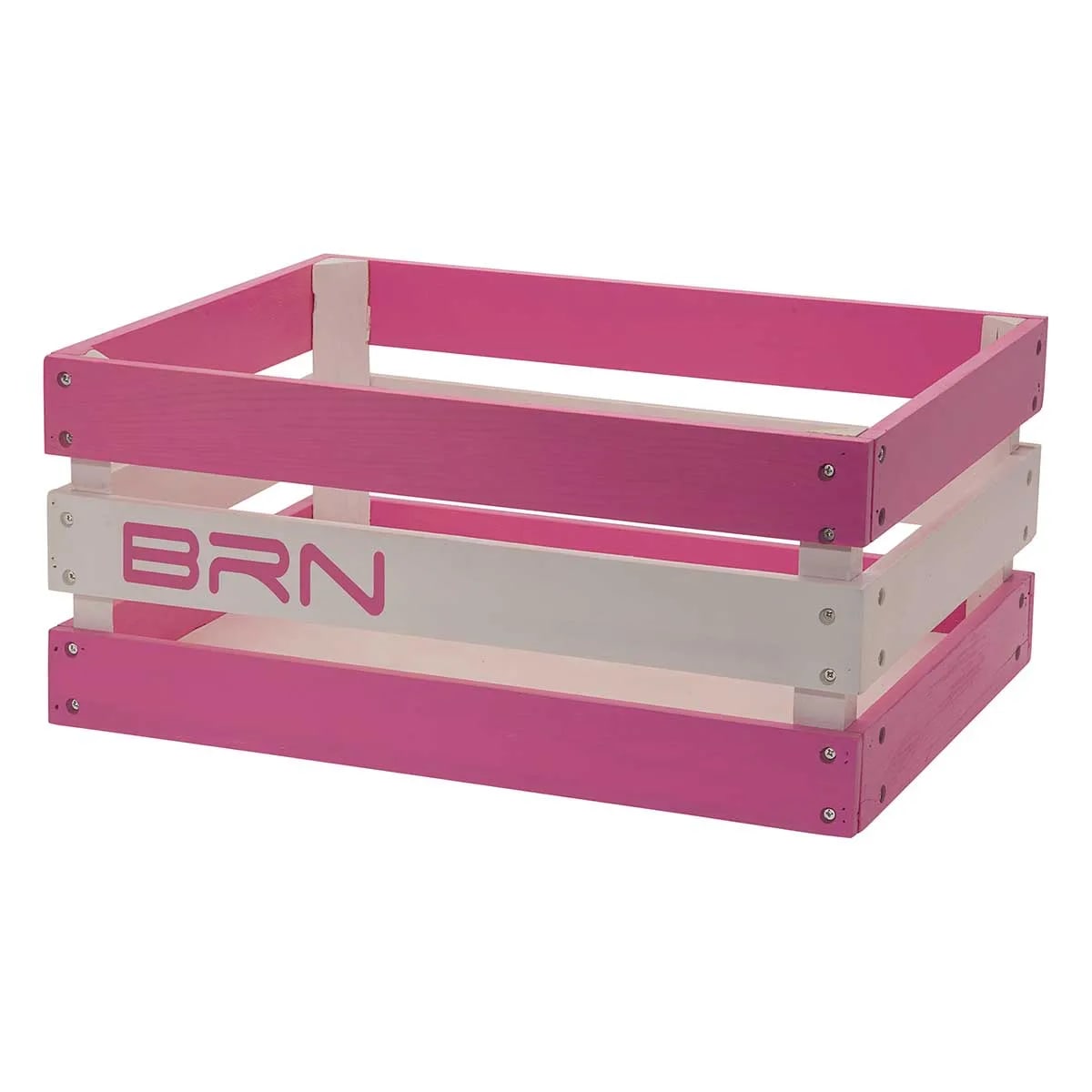 CESTO BRN VERSILIA LILLA/BIANCO IN LEGNO