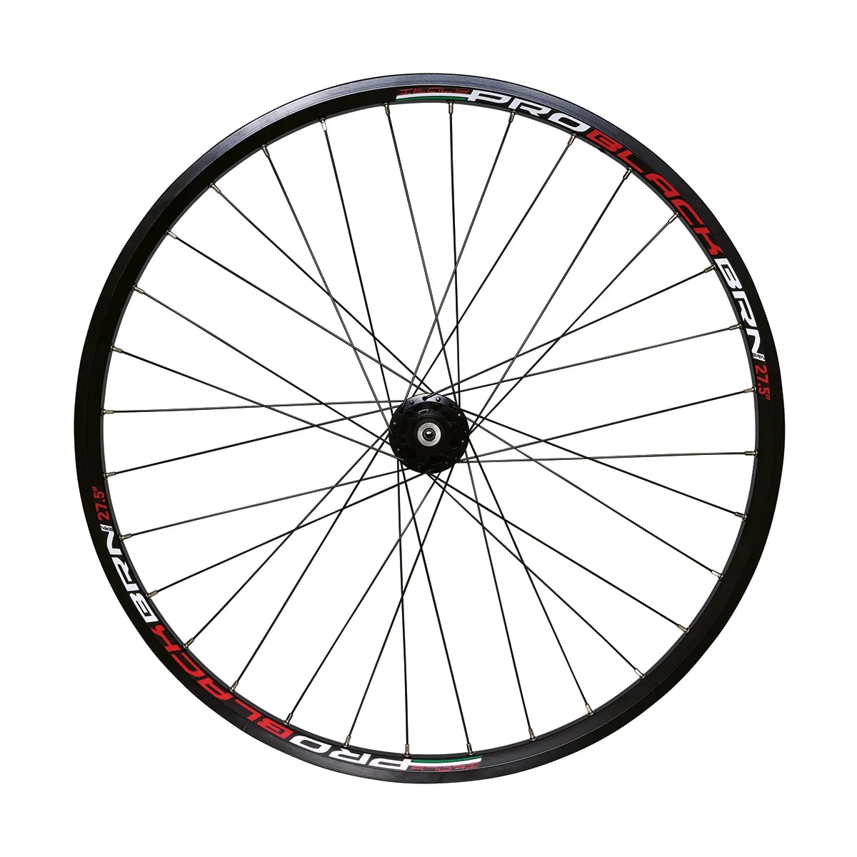 Ruota MTB post. ProBlack 27,5” mozzo filetto 7/8 v.