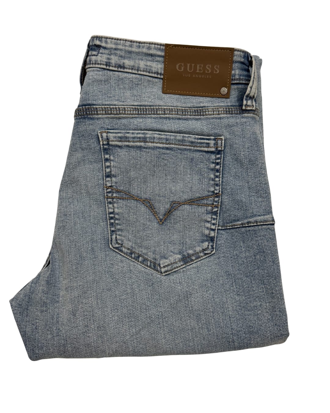 Vintage Light Grey - Slim Straight Denim Jeans