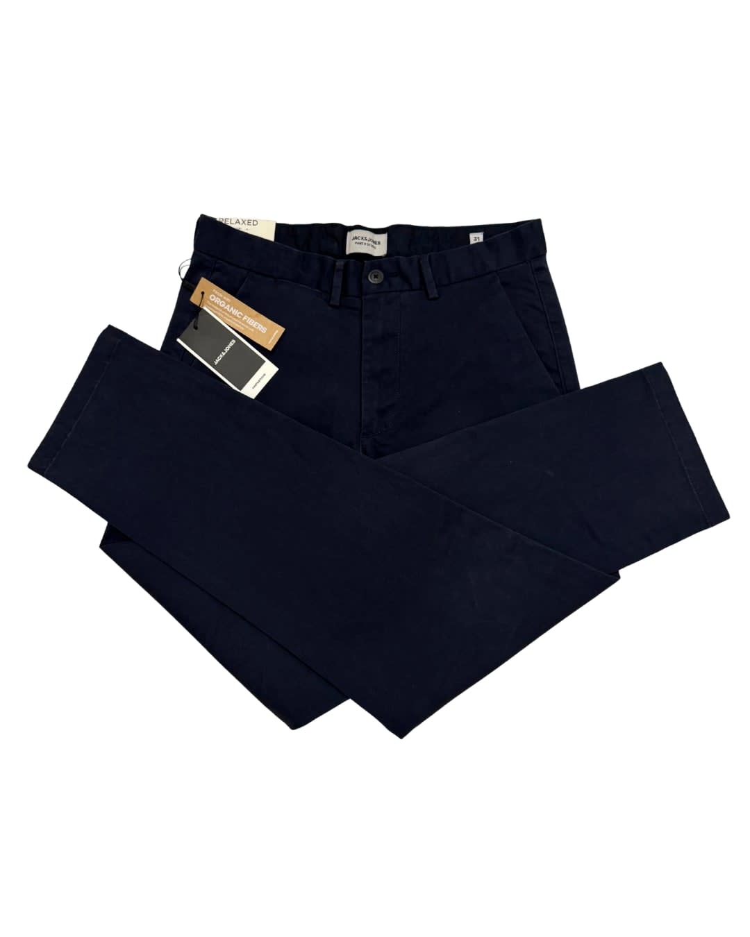 Classic Navy Relaxed-Fit Chino Pant