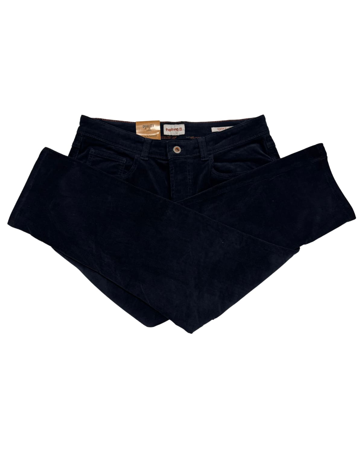 Black Garment-Dyed, Tapered Fit Cargo Pant