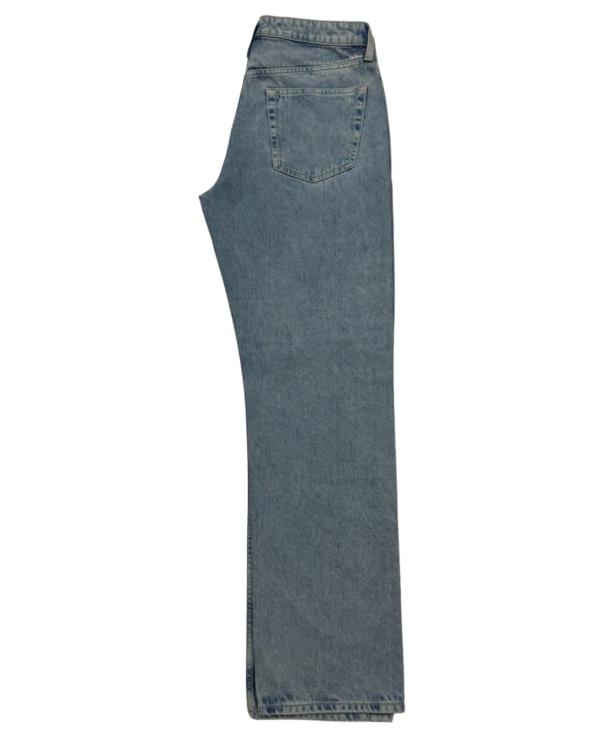 Light Indigo Wash Regular Straight Jeans