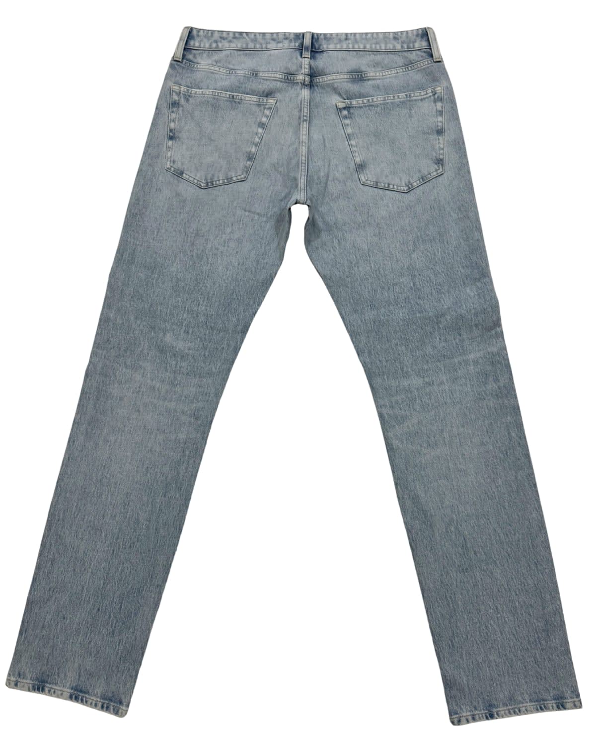 Light Ice Blue Enzyme Wash Regular Straight Jean
